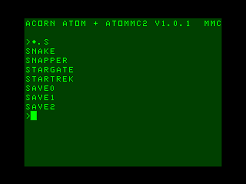 Acorn Atom emulator for raspberry pi with games
