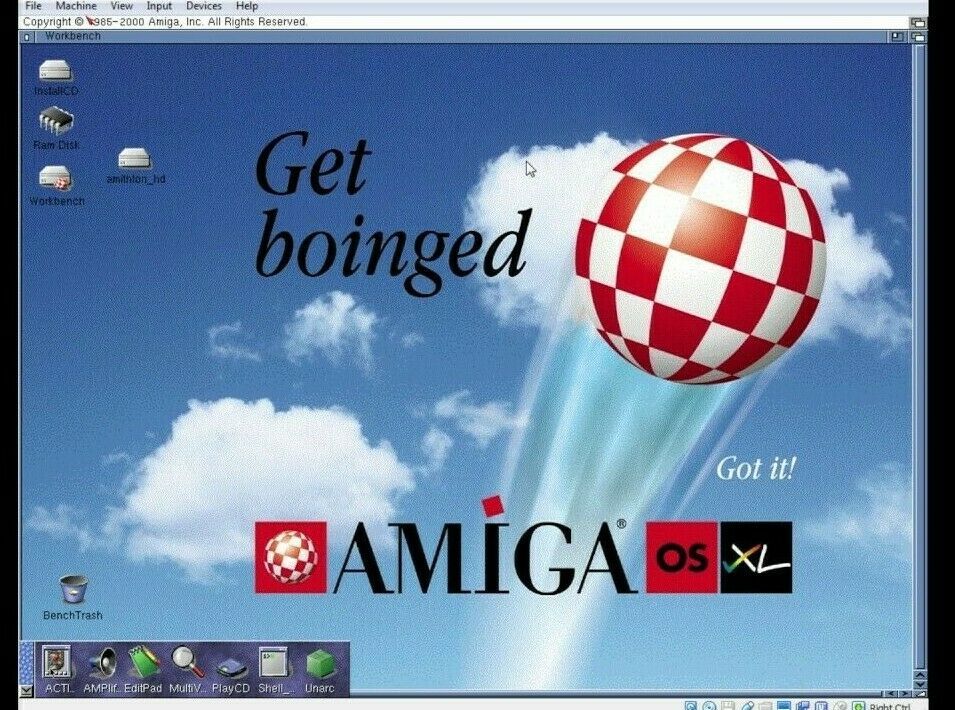 Amiga Amithlon XL OS install CDs for PC Computers