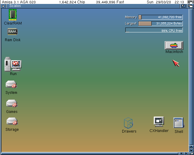 Amiga 1200 - 4000 Whdload 128 GB SSD SATA III HD Mac0S 7.5.3, for KS3.1-KS3.2