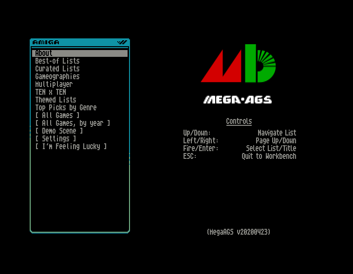 Amiga MegaAGS 16GB SD-CF Card for Amiga 1200-3000-4000-CD32 Whdload Games