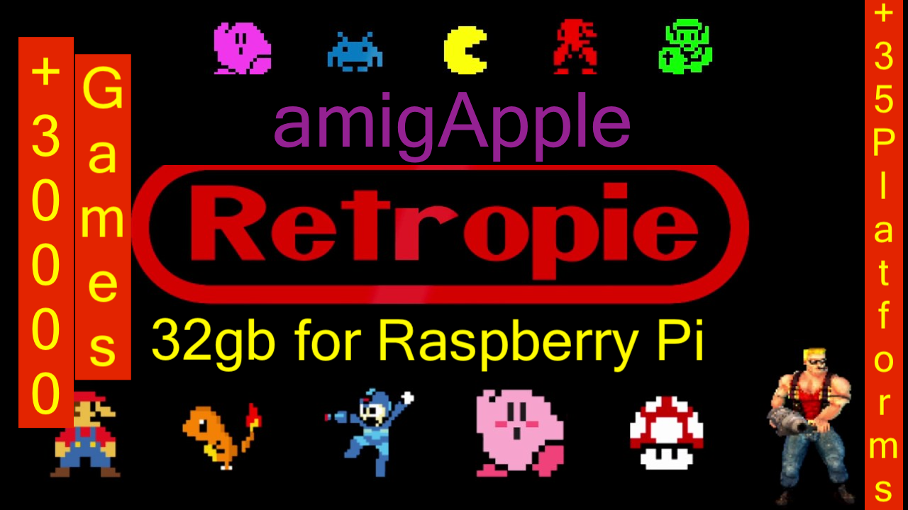 RetroPie Deluxe 32gb, retropie games, retro pie games, retropie games download