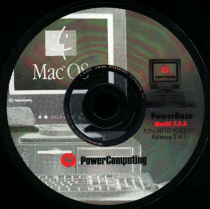 Macintosh software CD, Mac OS 7.5 - 8.0 Power Computing System Install CD