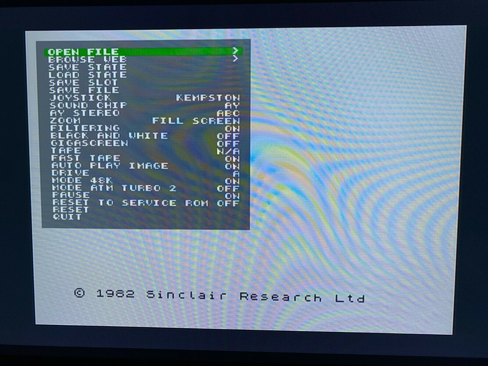 Sinclair ZX games download for raspberry pi
