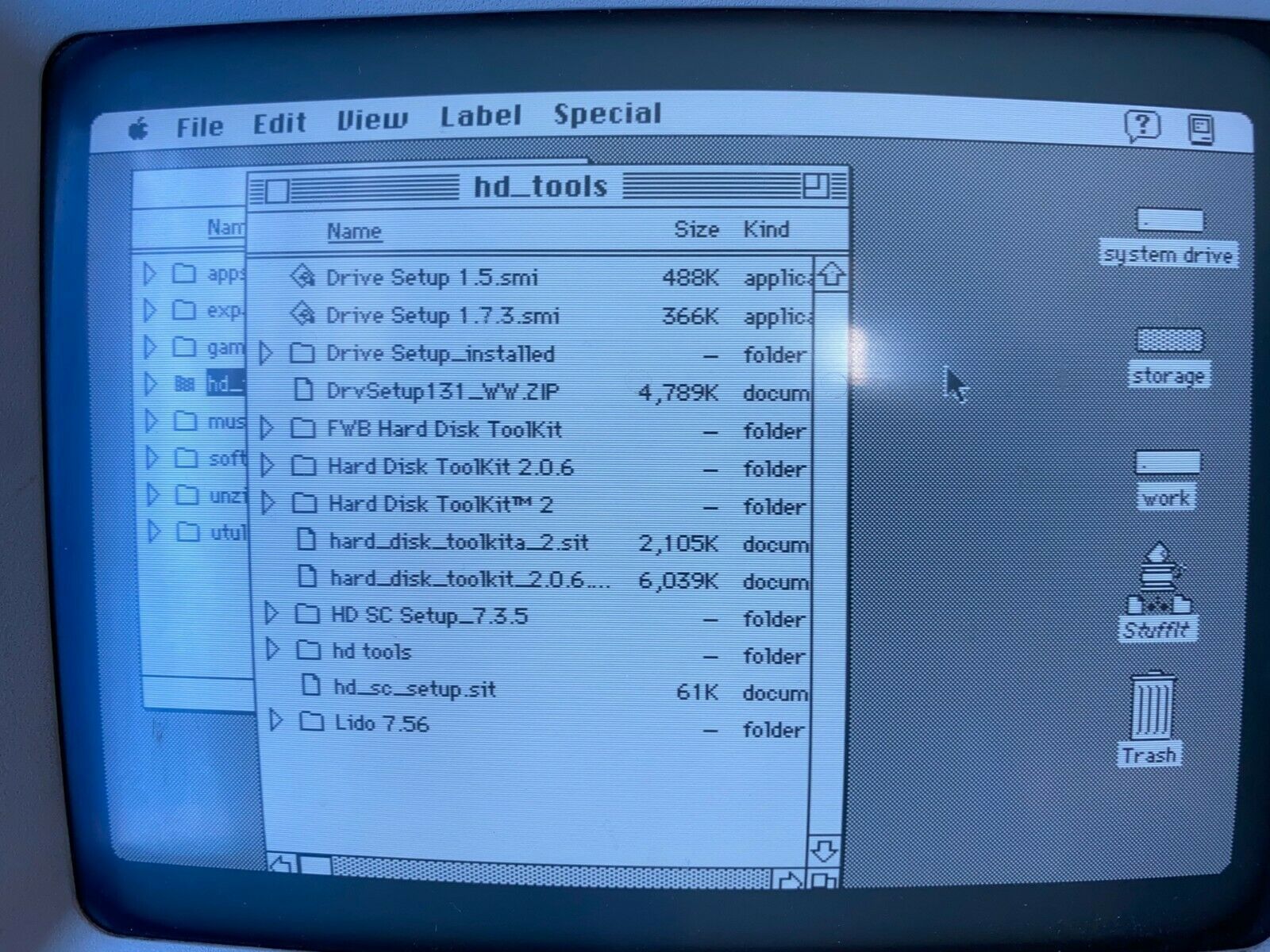 Apple Macintosh classic SE 4 GB 50pin SCSI Macintosh System 7.0 Hard Drive
