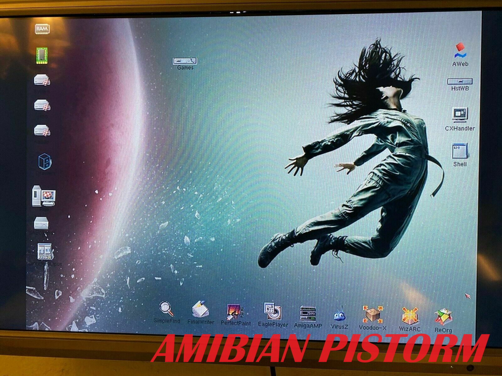 Amiga AMIBIAN Pistorm 64GB for Amiga 500-600-1000-1200-2000  Whdload Titles Games